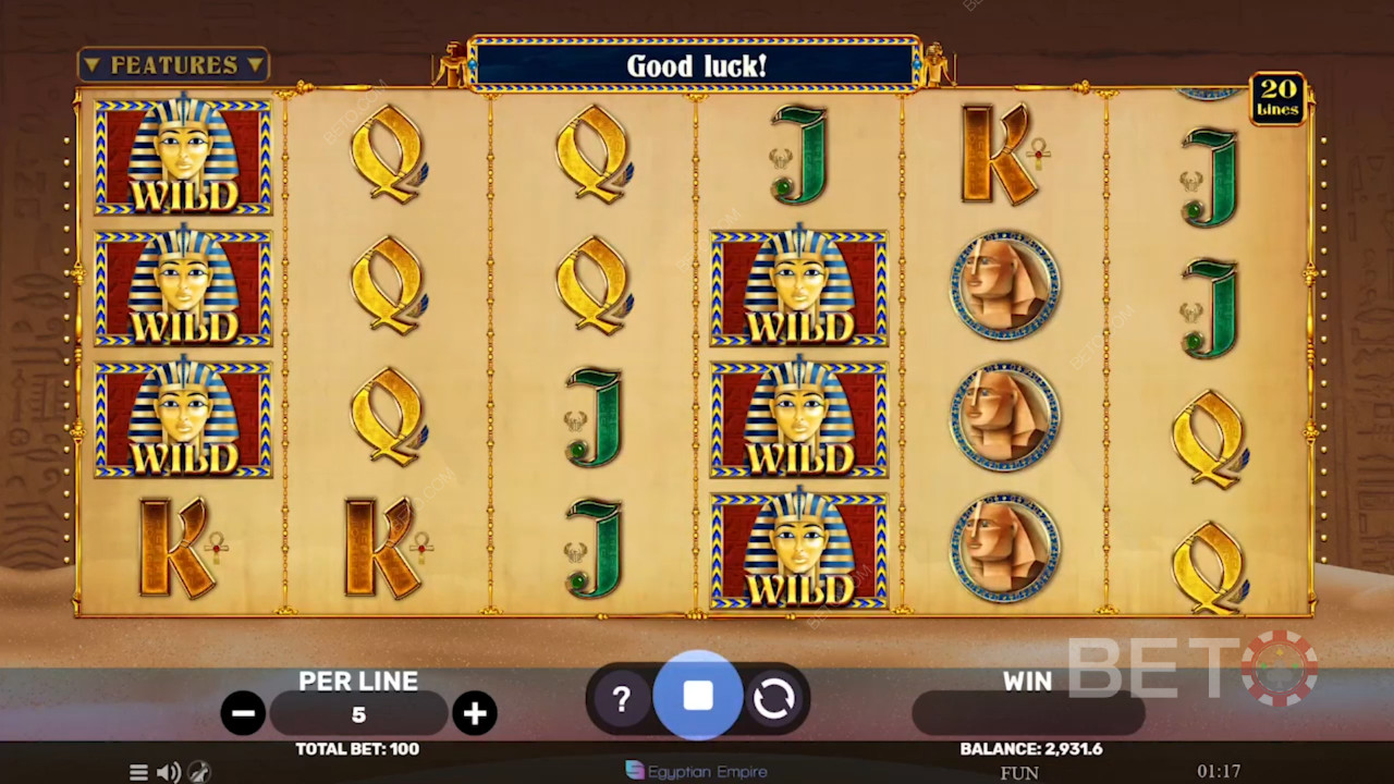 埃及金沙 (BETO Slots) 評論