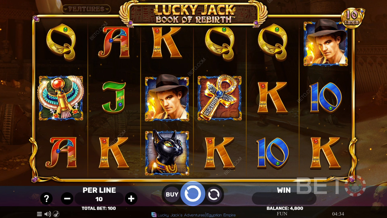 Lucky Jack - Book Of Rebirth評論（BETO 老虎機）