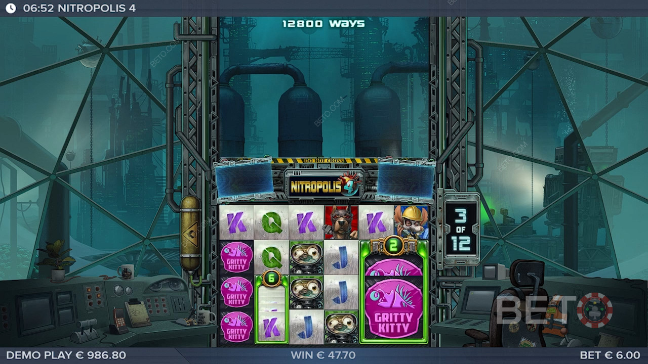 如何玩ELK Studios的 Nitropolis 4