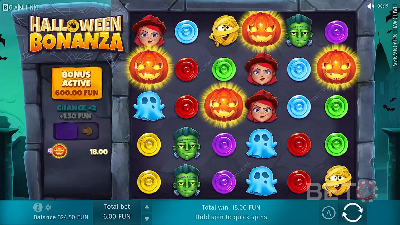Halloween Bonanza 免費遊戲