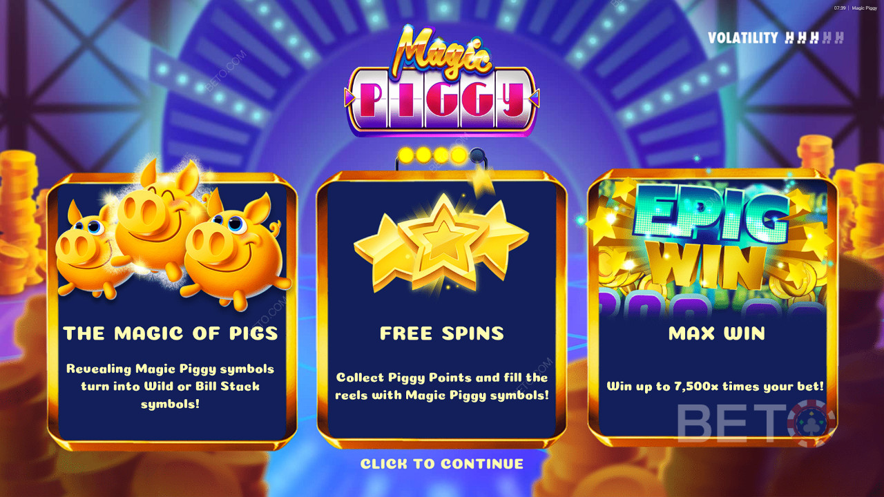 Hacksaw Gaming出品的《Magic Piggy》獎勵功能詳解