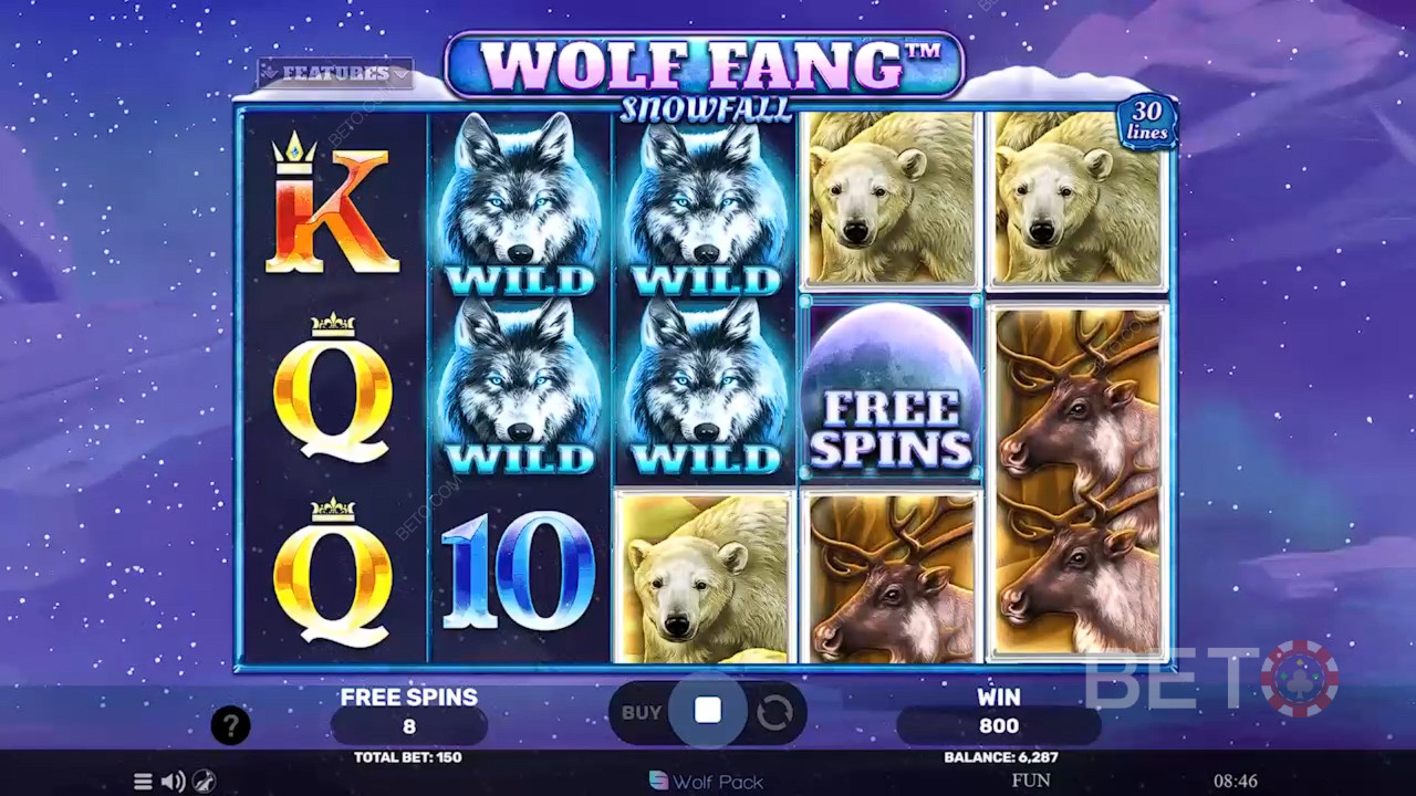 BETO 老虎機的Wolf Fang降雪評論