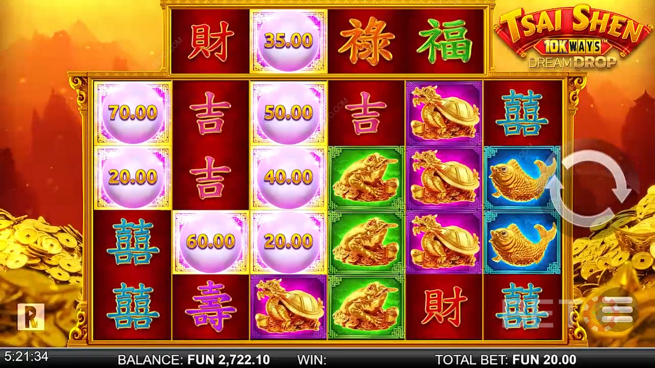 Tsai Shen 10K Ways Dream Drop 免費遊戲