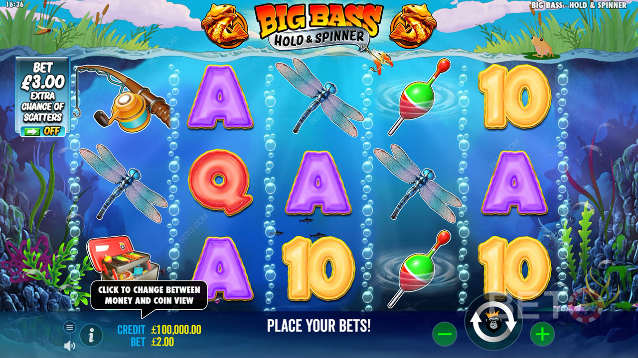 如何玩Reel Kingdom的Big Bass Bonanza Hold 和 Spinner