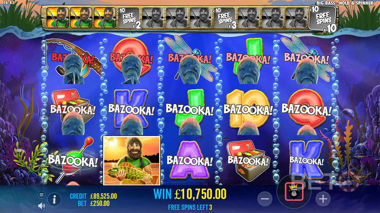 Big Bass Bonanza Hold and Spinner 免費遊戲