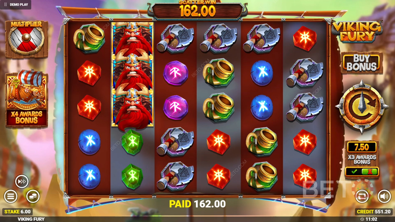 Viking Fury Spinfinity 的 BETO 老虎機評論