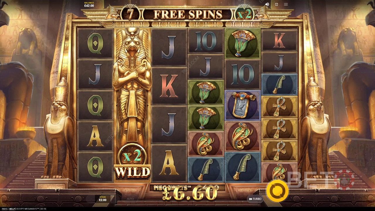 Egypt Megaways 免費遊戲