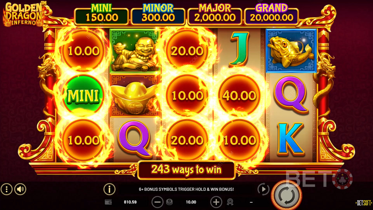 Golden Dragon Inferno 免費遊戲