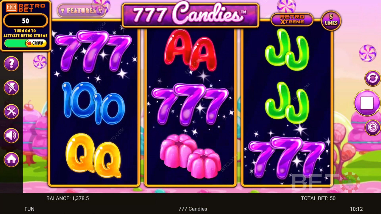 777 Candies 免費遊戲