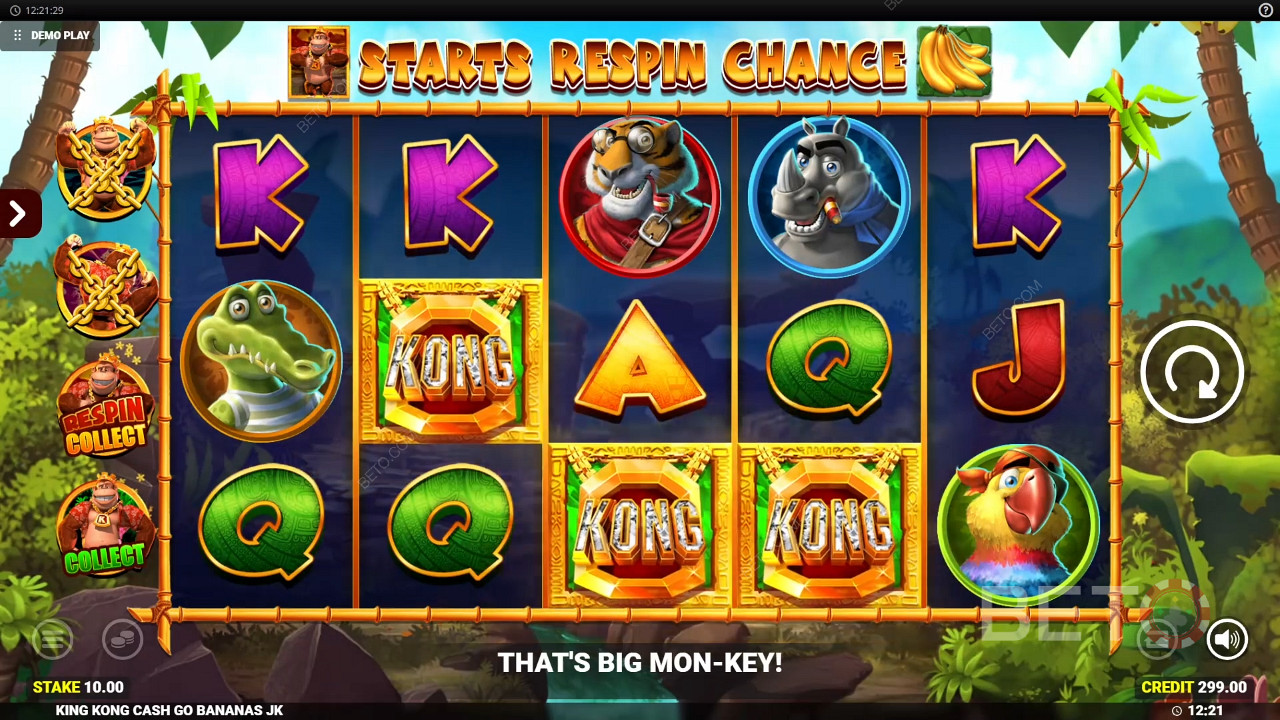 King Kong Cash Go Bananas 免費遊戲