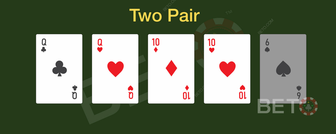 撲克中的 2 對很難正確玩。