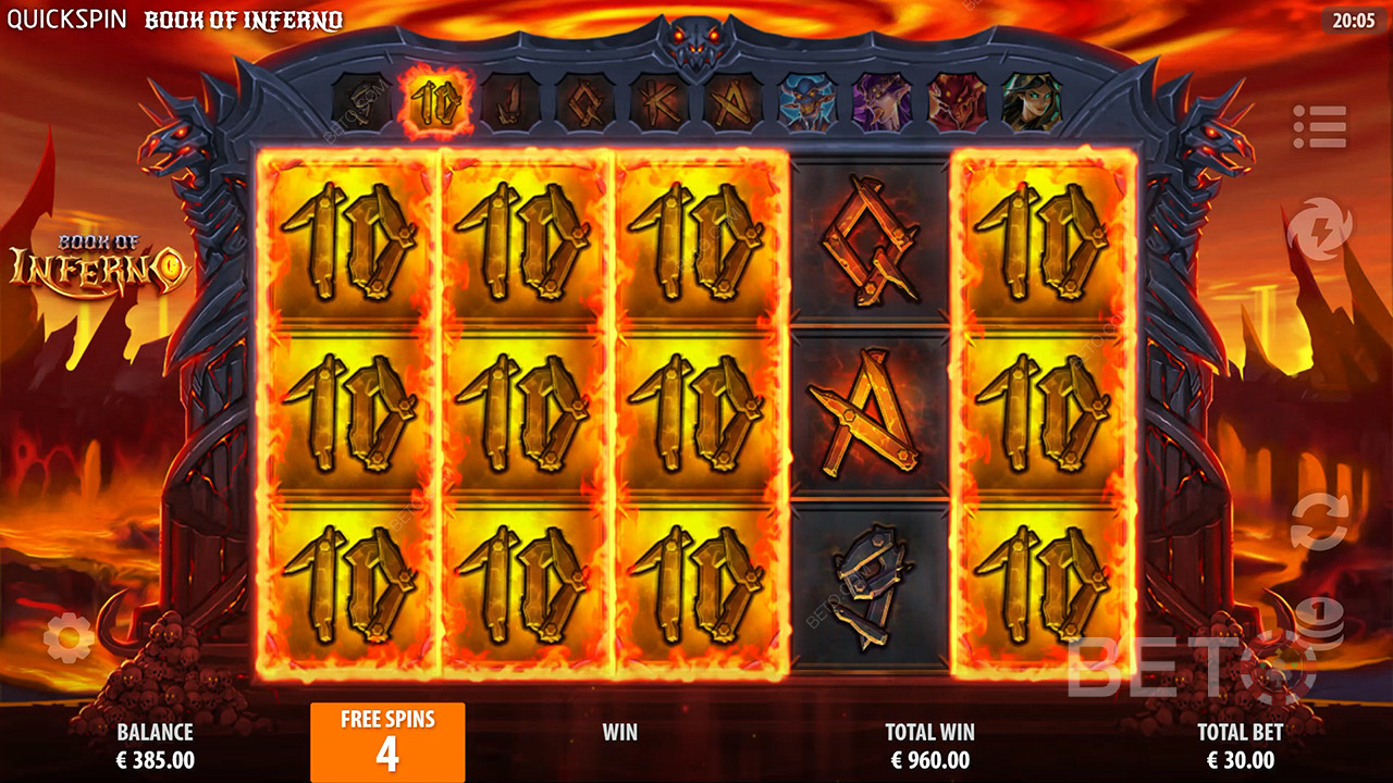 Book of Inferno 免費遊戲