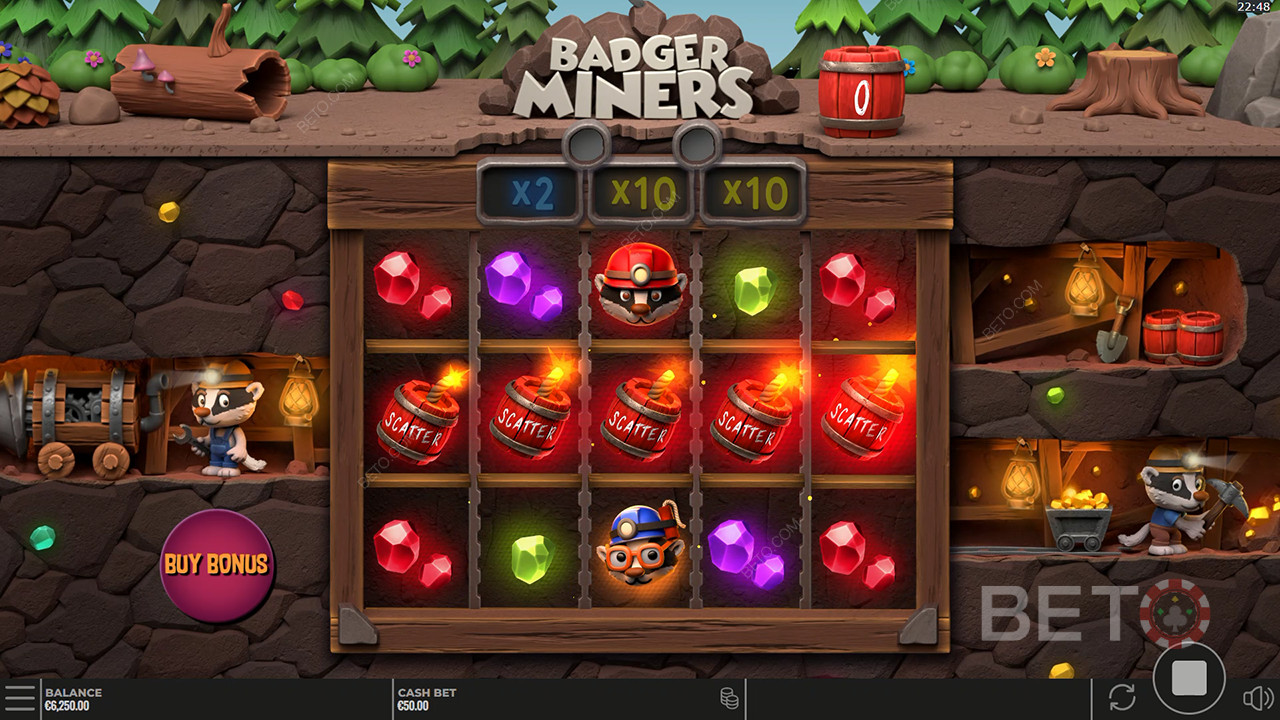 BETO 老虎機評論 Badger Miners