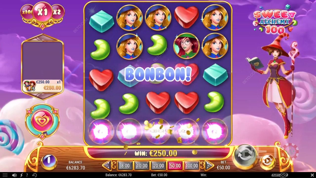 BETO 老虎機的 Sweet Alchemy 100 評論