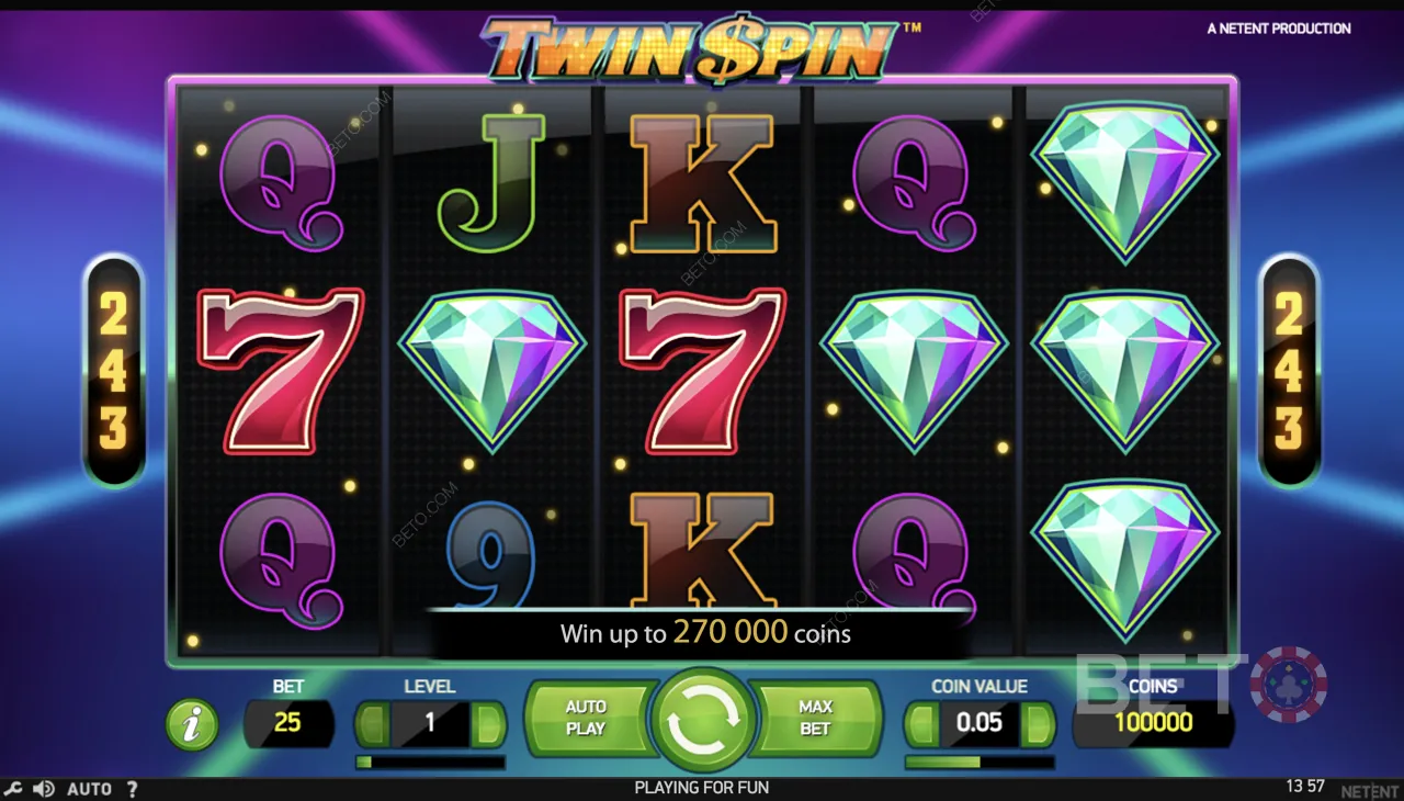 Twin Spin的遊戲示例