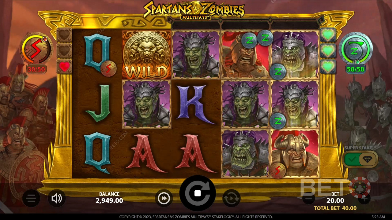 Spartans vs Zombies 免費遊戲