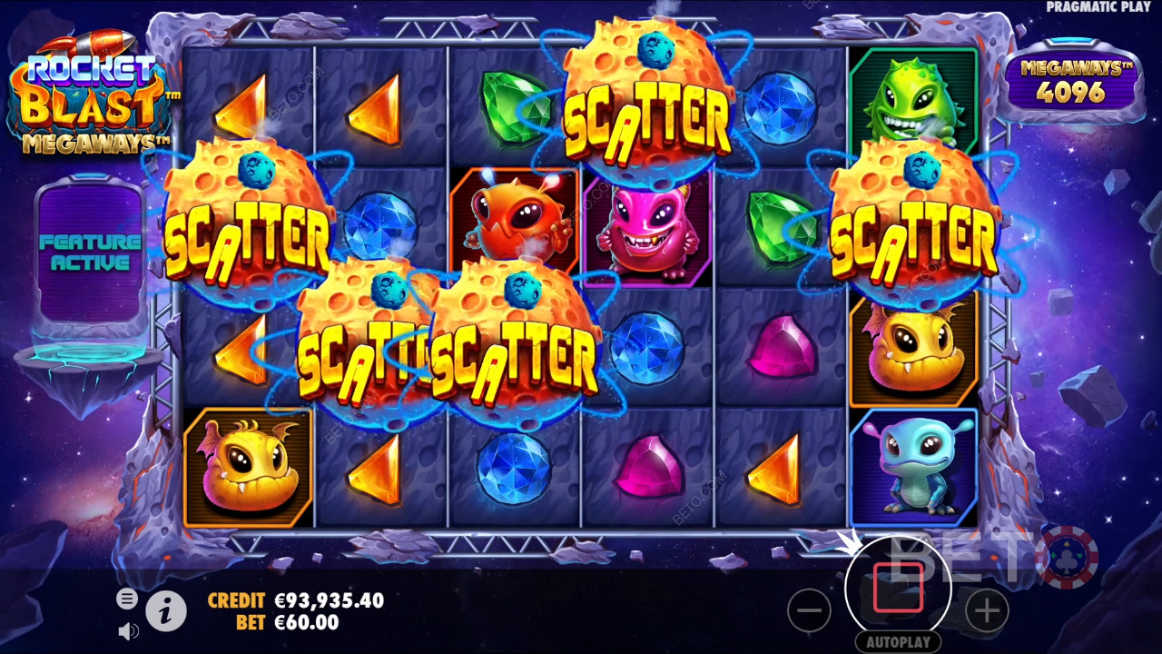 如何玩Pragmatic Play的 Rocket Blast Megaways