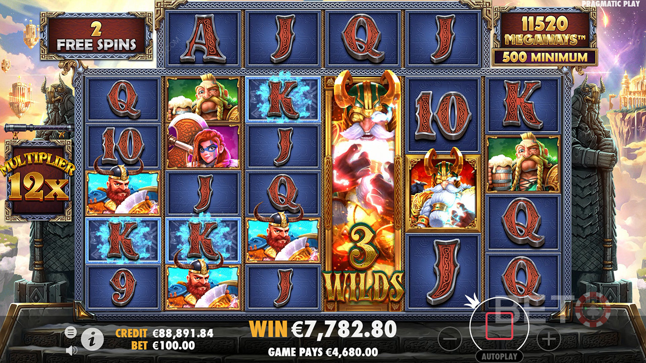Fury of Odin Megaways 免費遊戲