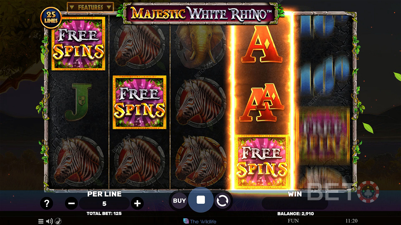 Majestic White Rhino 免費遊戲