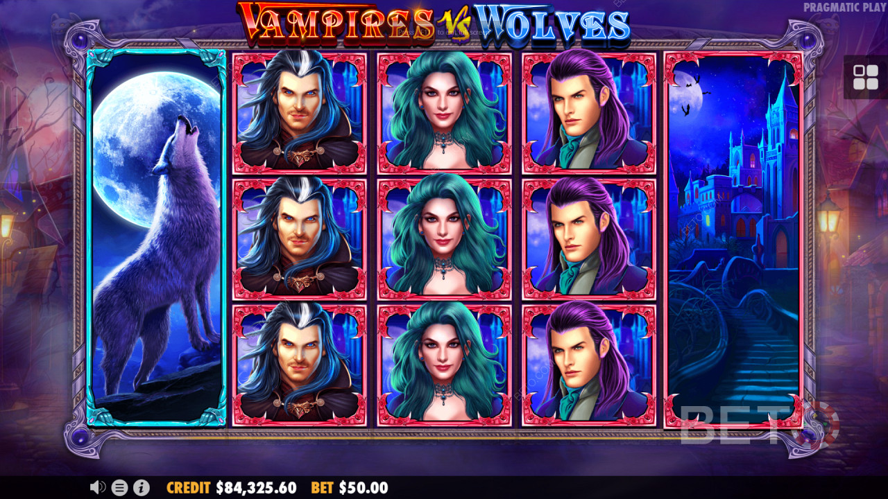 Pragmatic Play Vampires vs Wolves為你帶來驚心動魄的奇幻主題
