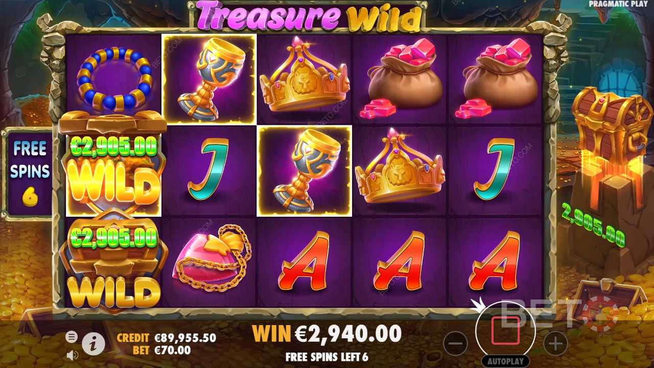 Treasure Wild 免費遊戲