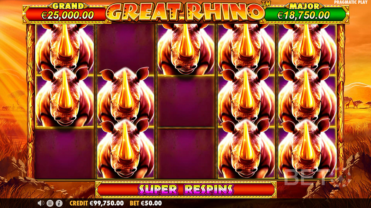 Great Rhino 的 BETO 老虎機評論