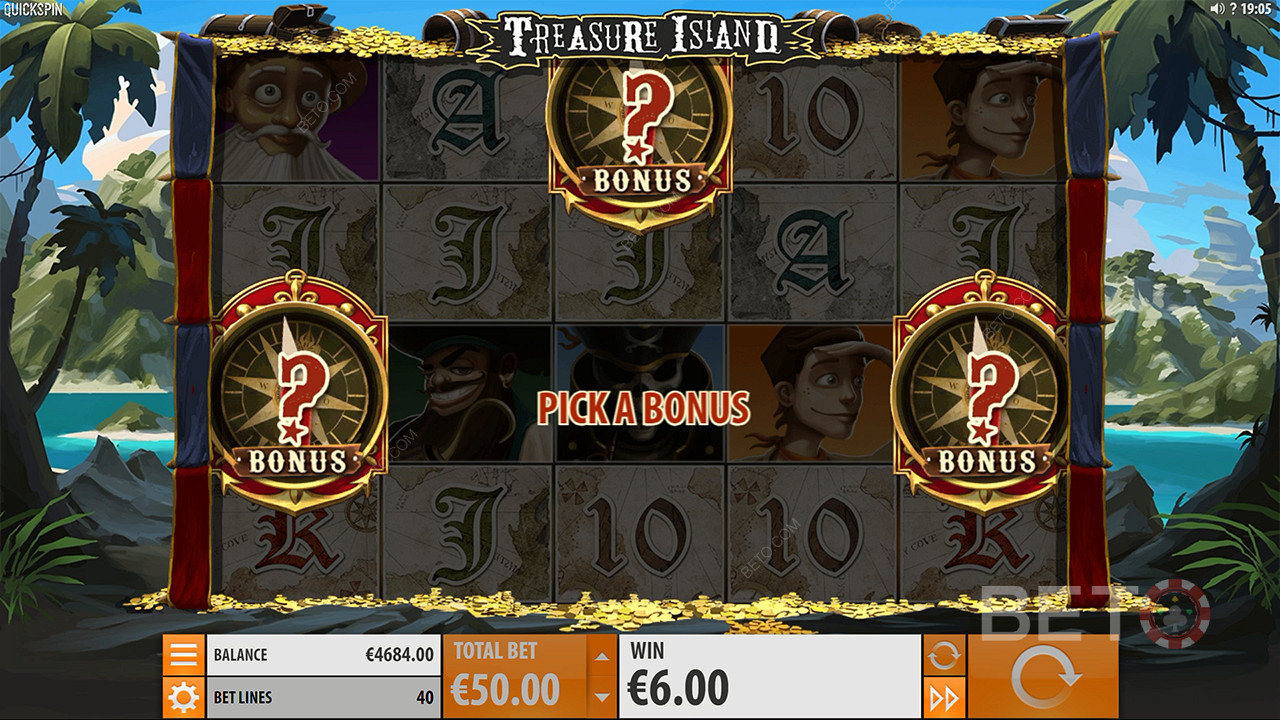 Treasure Island (Quickspin)  免費遊戲