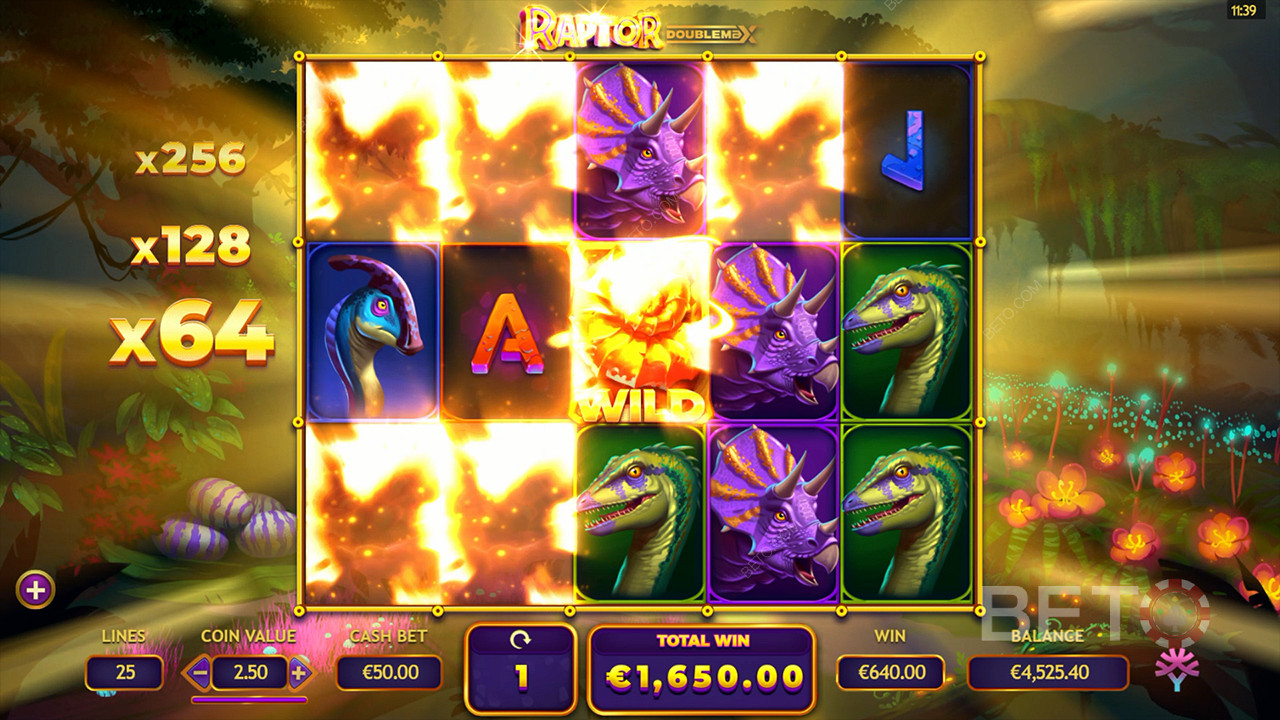 Raptor Doublemax 免費遊戲