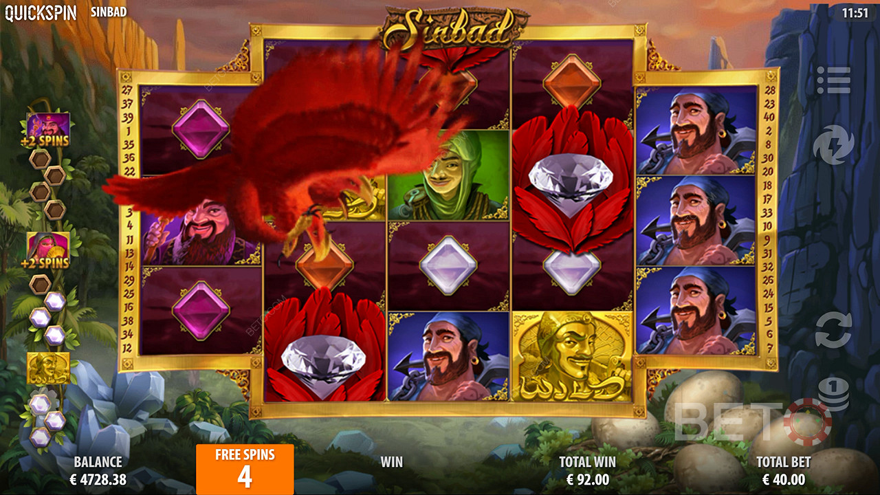 Sinbad (Quickspin)  免費遊戲