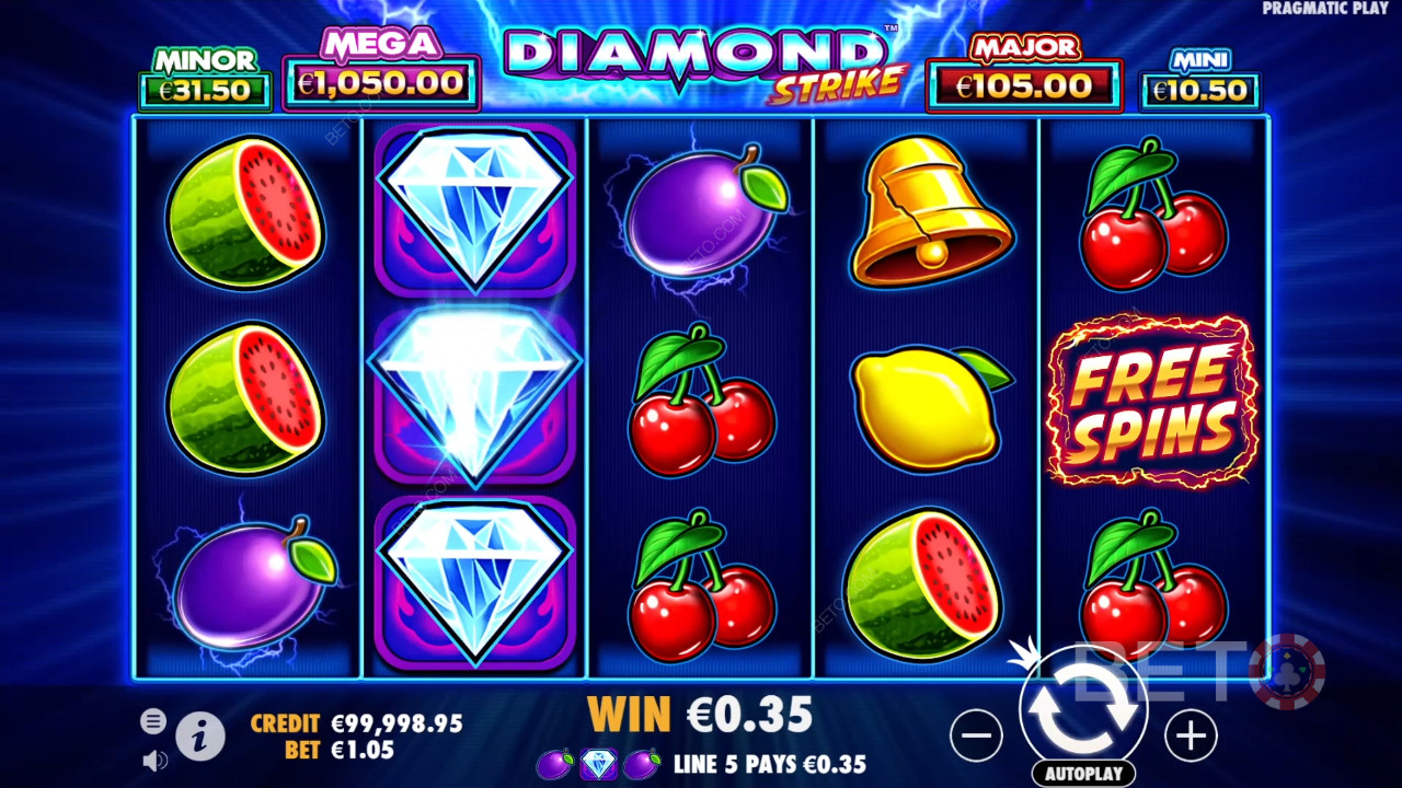 Pragmatic Play推出的《Diamond Strike》獎勵功能詳解