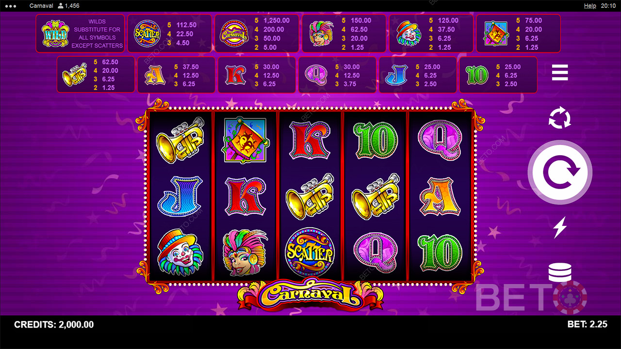 Carnaval 免費遊戲
