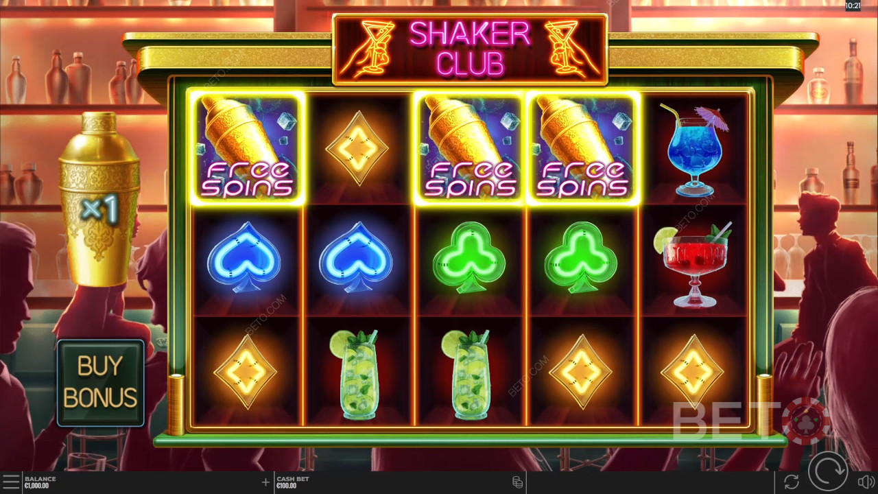 BETO 老虎機的 Shaker Club 評論