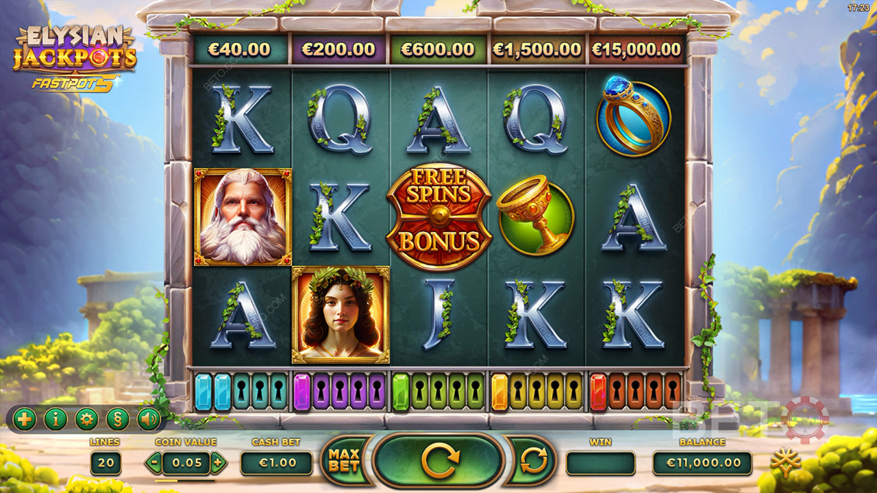 Elysian Jackpots 免費遊戲