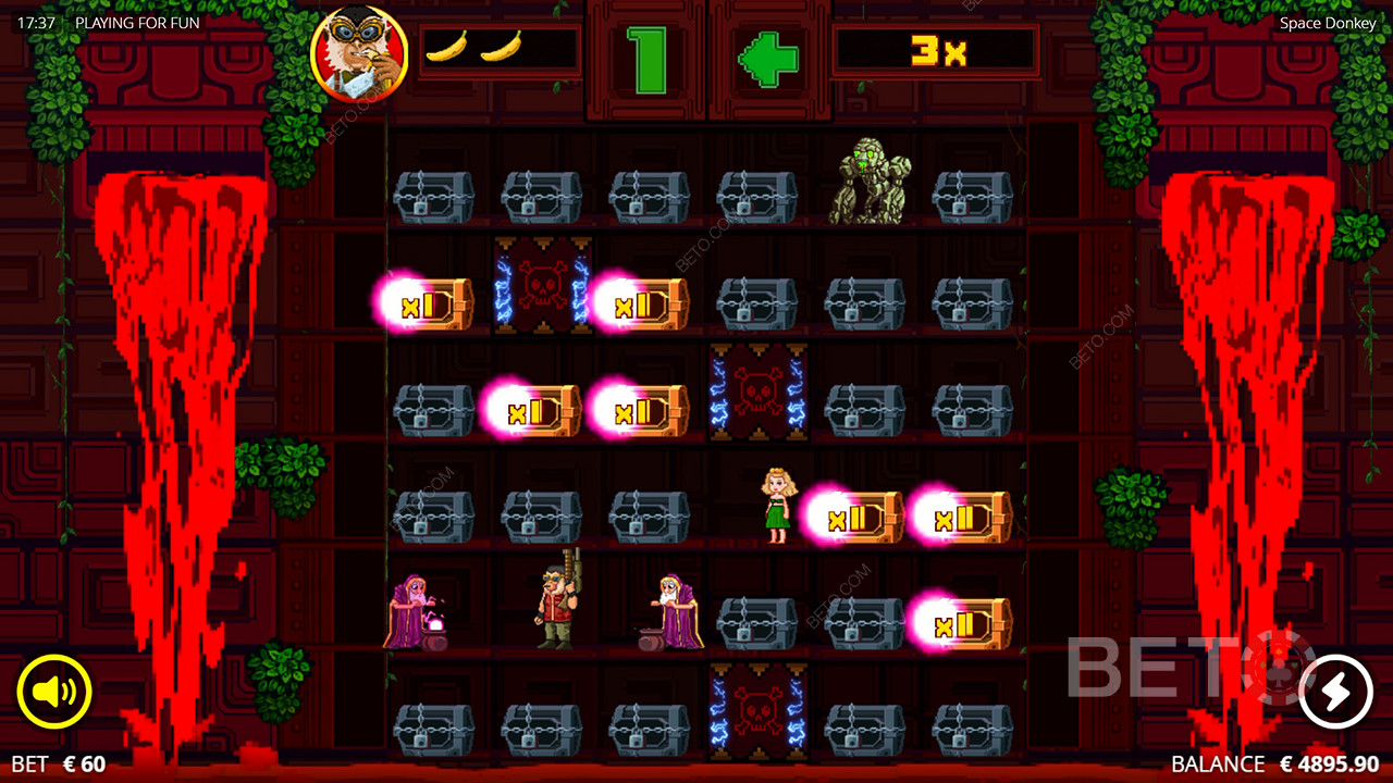 Nolimit City解釋的 Space Donkey 額外功能