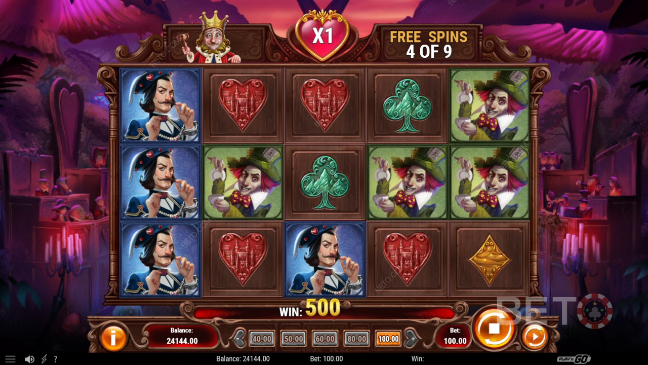 BETO 老虎機的《Court of Hearts》評論