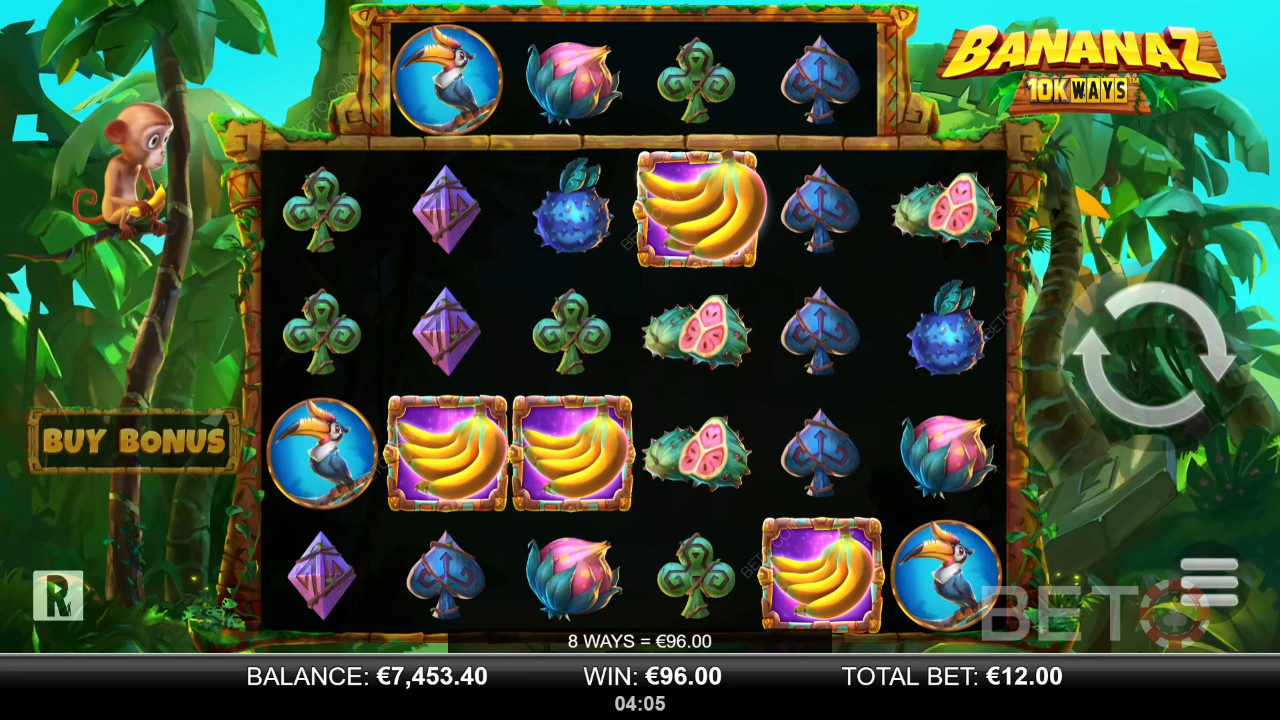 BETO 老虎機的 Bananaz 10K Ways 評論