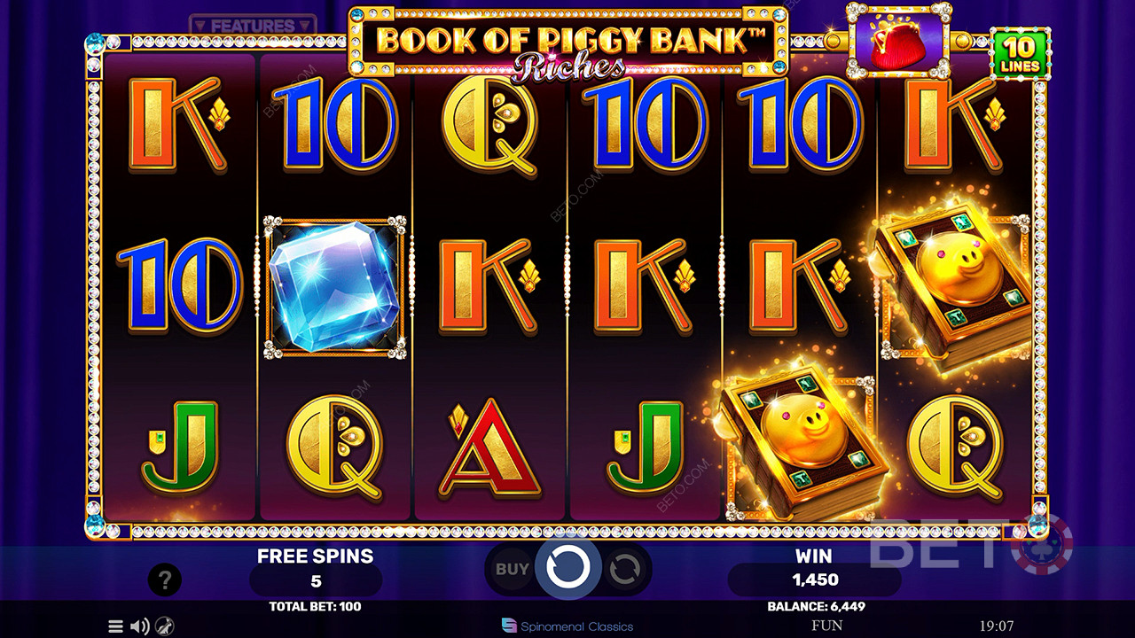 Book Of Piggy Bank - Riches 免費遊戲