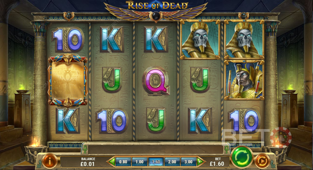 Rise of Dead - 一種非漸進式老虎機遊戲，具有散點、百搭、獎勵遊戲和免費旋轉。