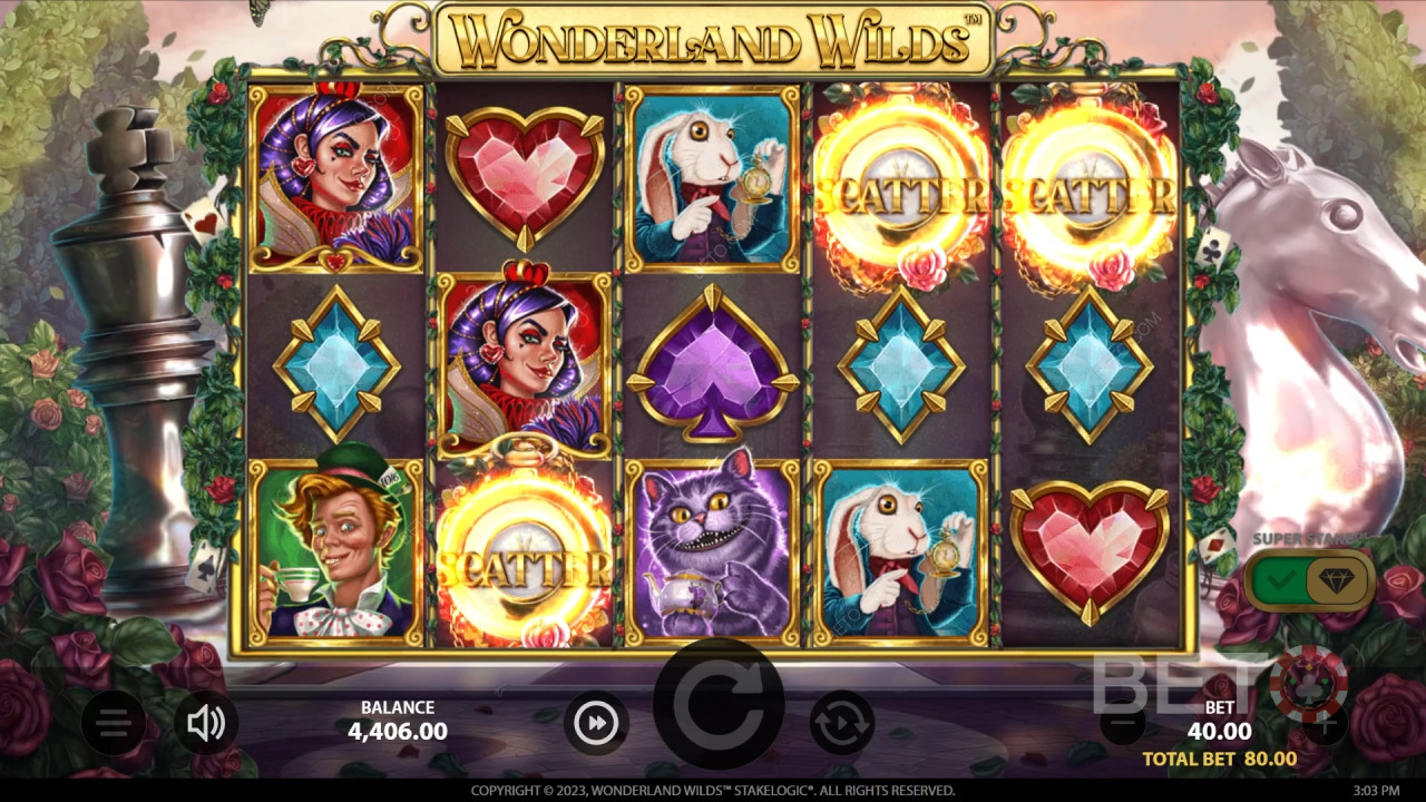 BETO 老虎機的 Wonderland Wilds 評論