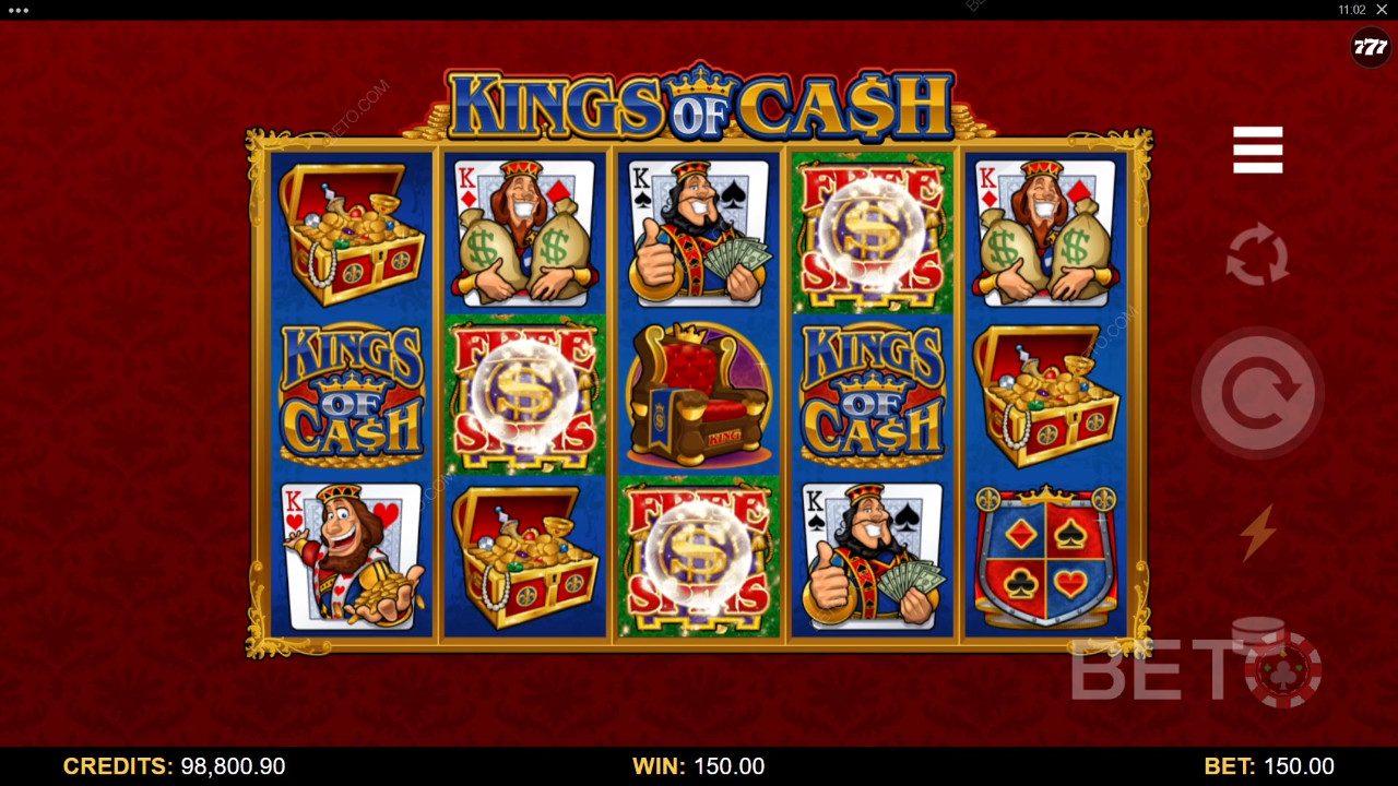 BETO 老虎機的 Kings of Cash 評論