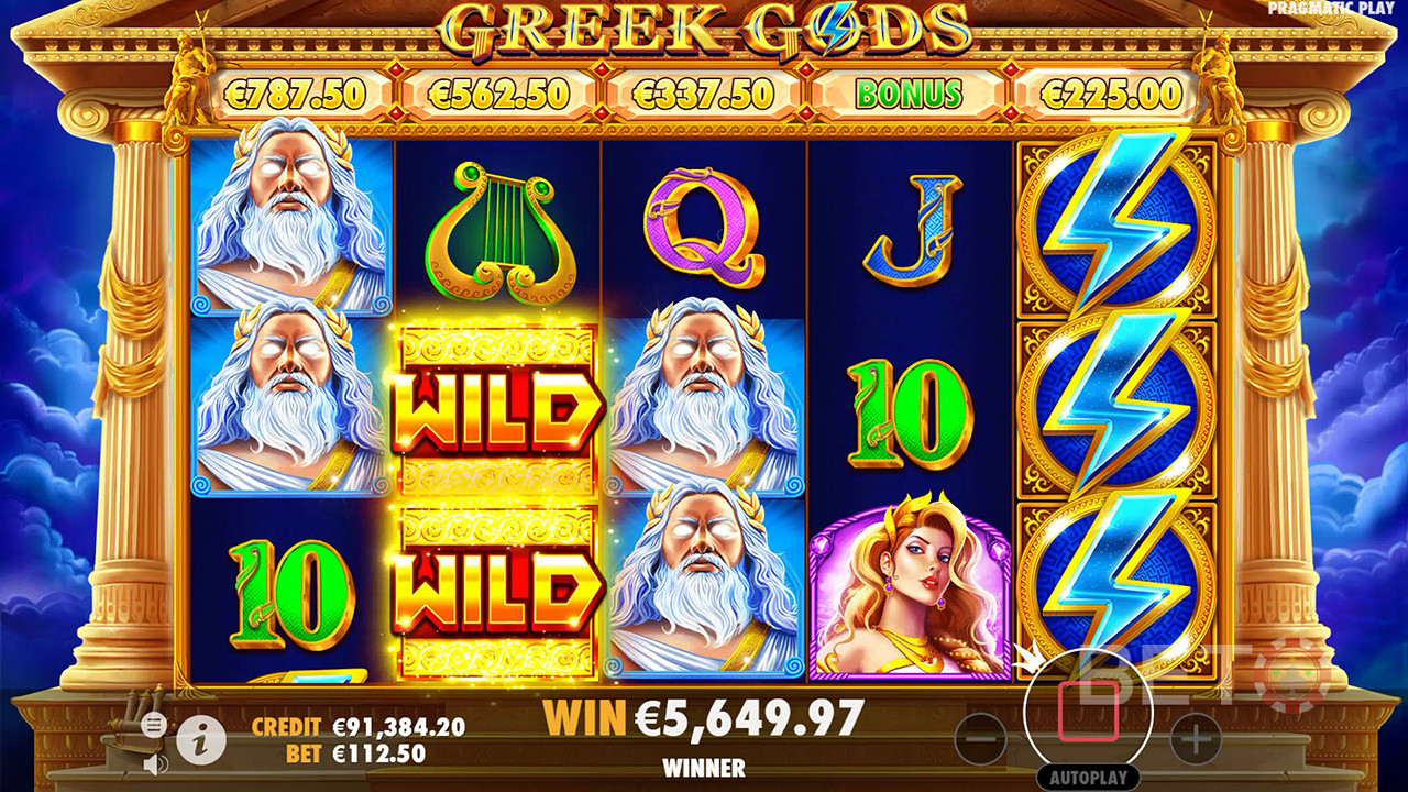 Greek Gods (Pragmatic Play)  免費遊戲