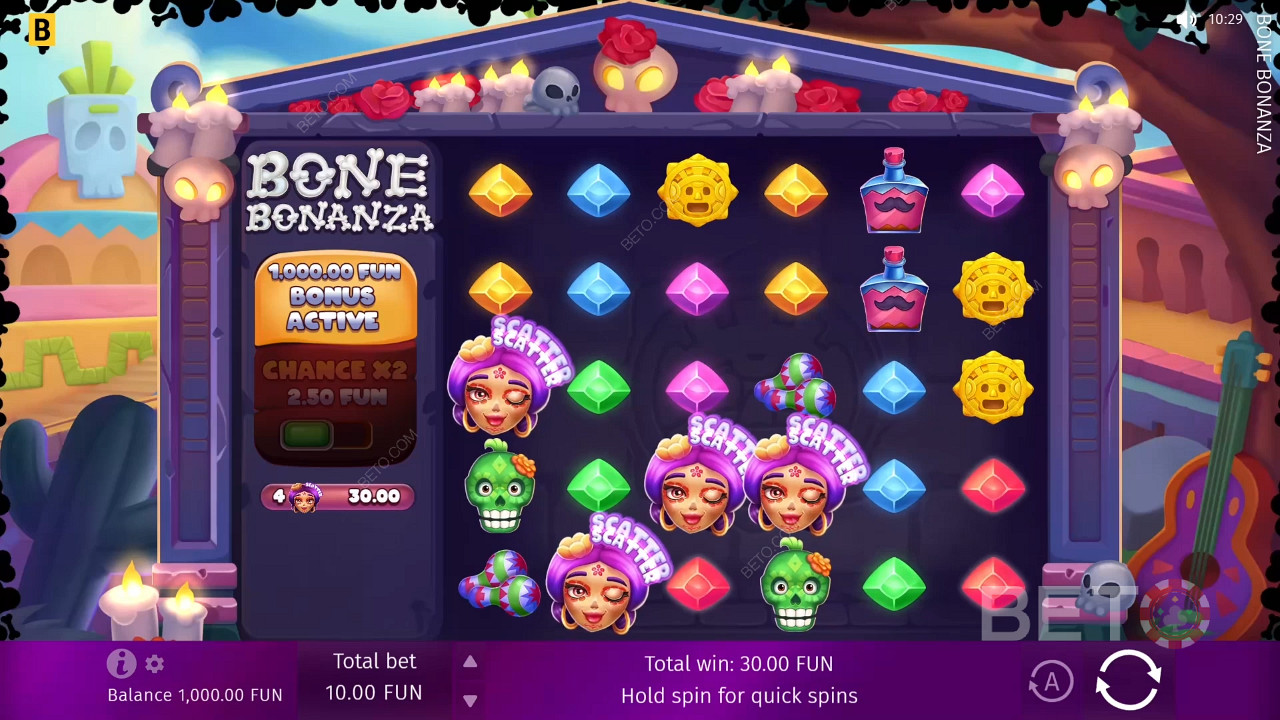 BETO 老虎機的《Bone Bonanza》評論