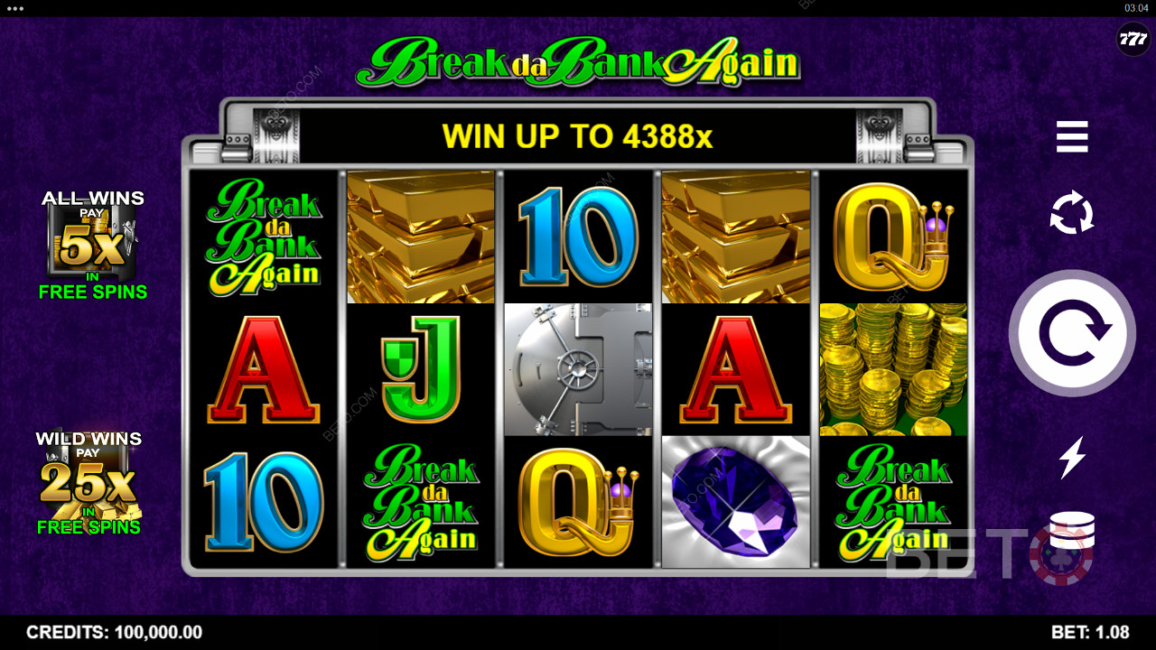 Break da Bank Again 免費遊戲