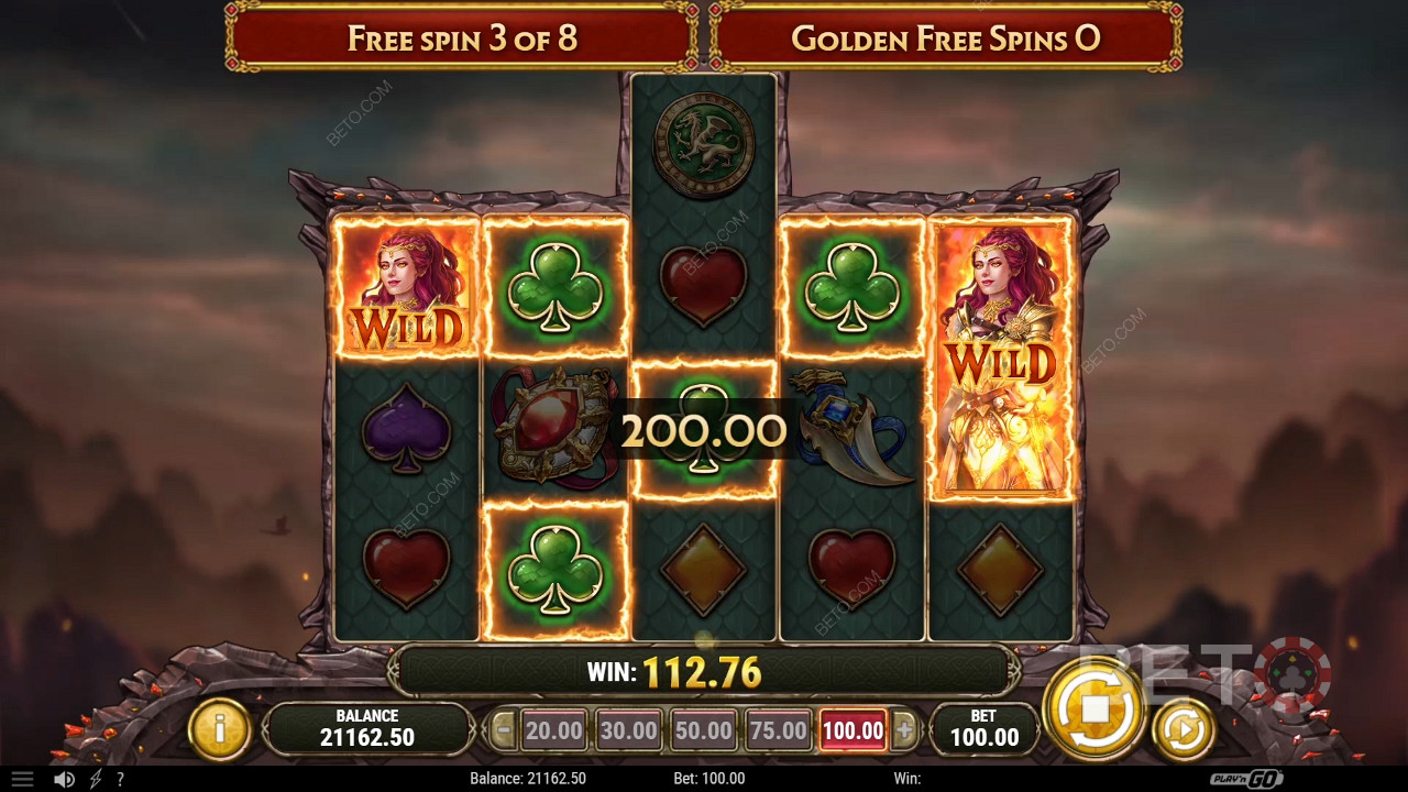 在龍之少女老虎機遊戲中贏取 5000 倍投注額！