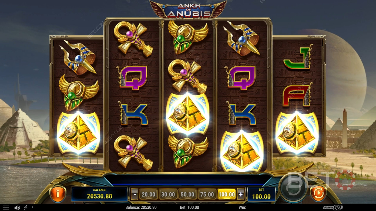 BETO 老虎機評論 Ankh of Anubis