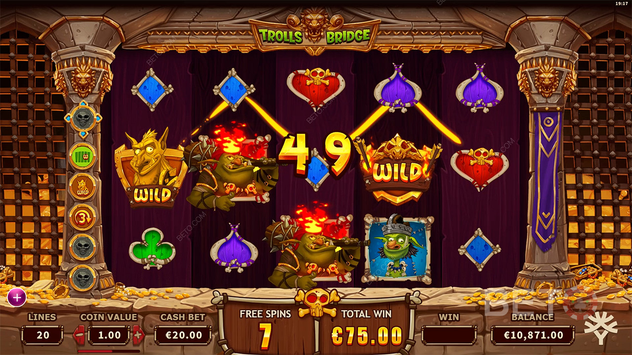 Trolls Bridge (Yggdrasil)  免費遊戲