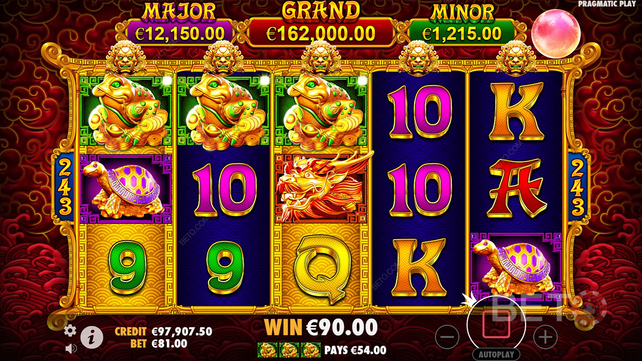 在 5 Lions Gold Slot 中贏取 7,342 倍的賭注！