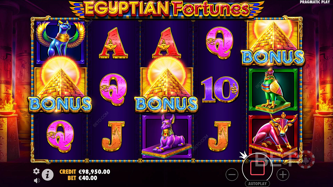 Egyptian Fortunes 免費遊戲