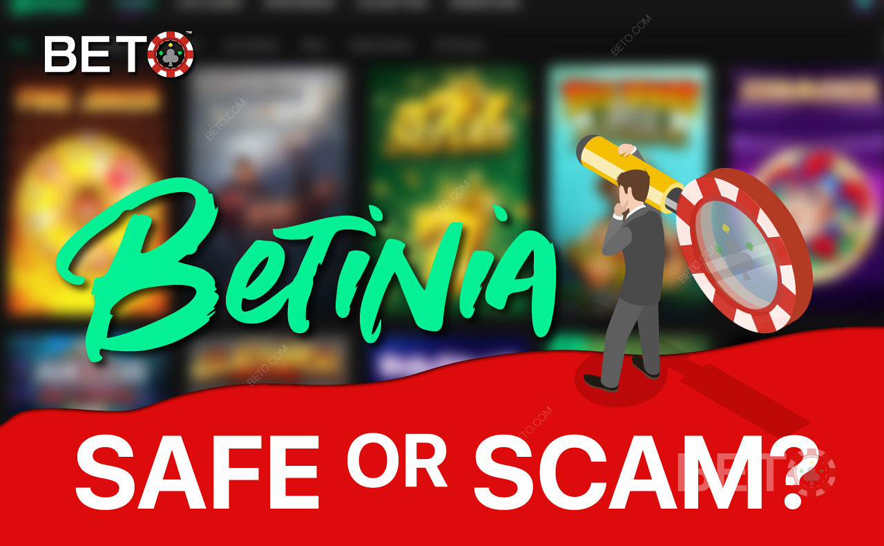 在此賭場評論中找出 Betinia 賭場是否合法