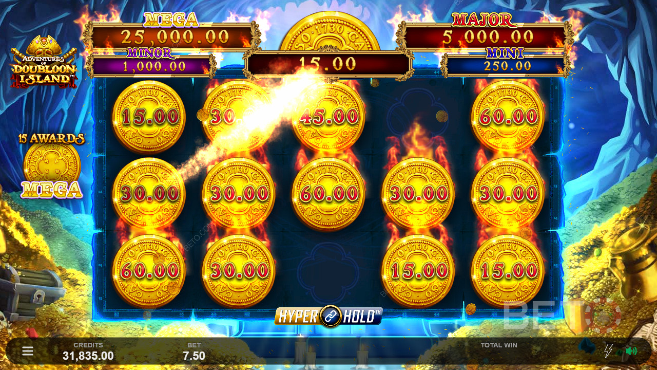 Adventures Of Doubloon Island獎勵